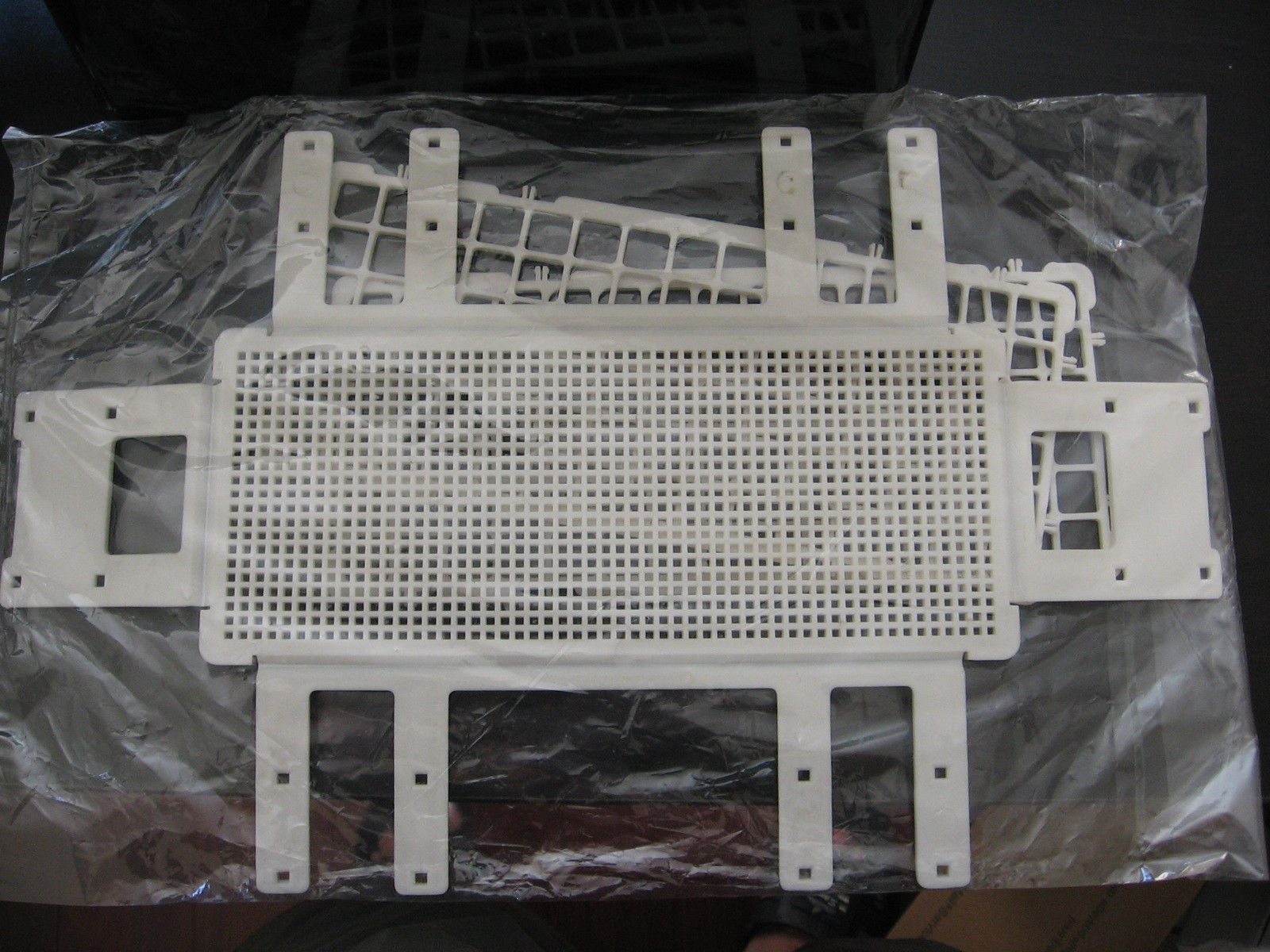 lab Plastic test tube rack 40 tubes holes Φ20mm (white)new