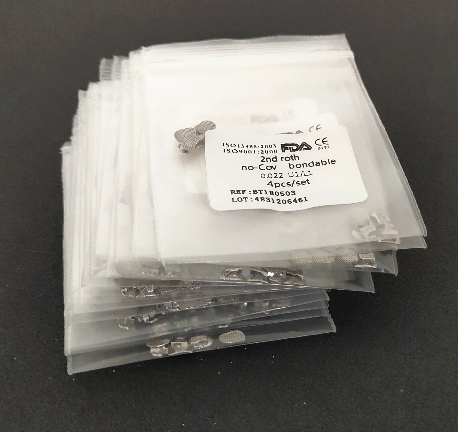 Dental Orthodontic Buccal Tube 1st/2nd Roth .022 Molar Bondable No-convertible