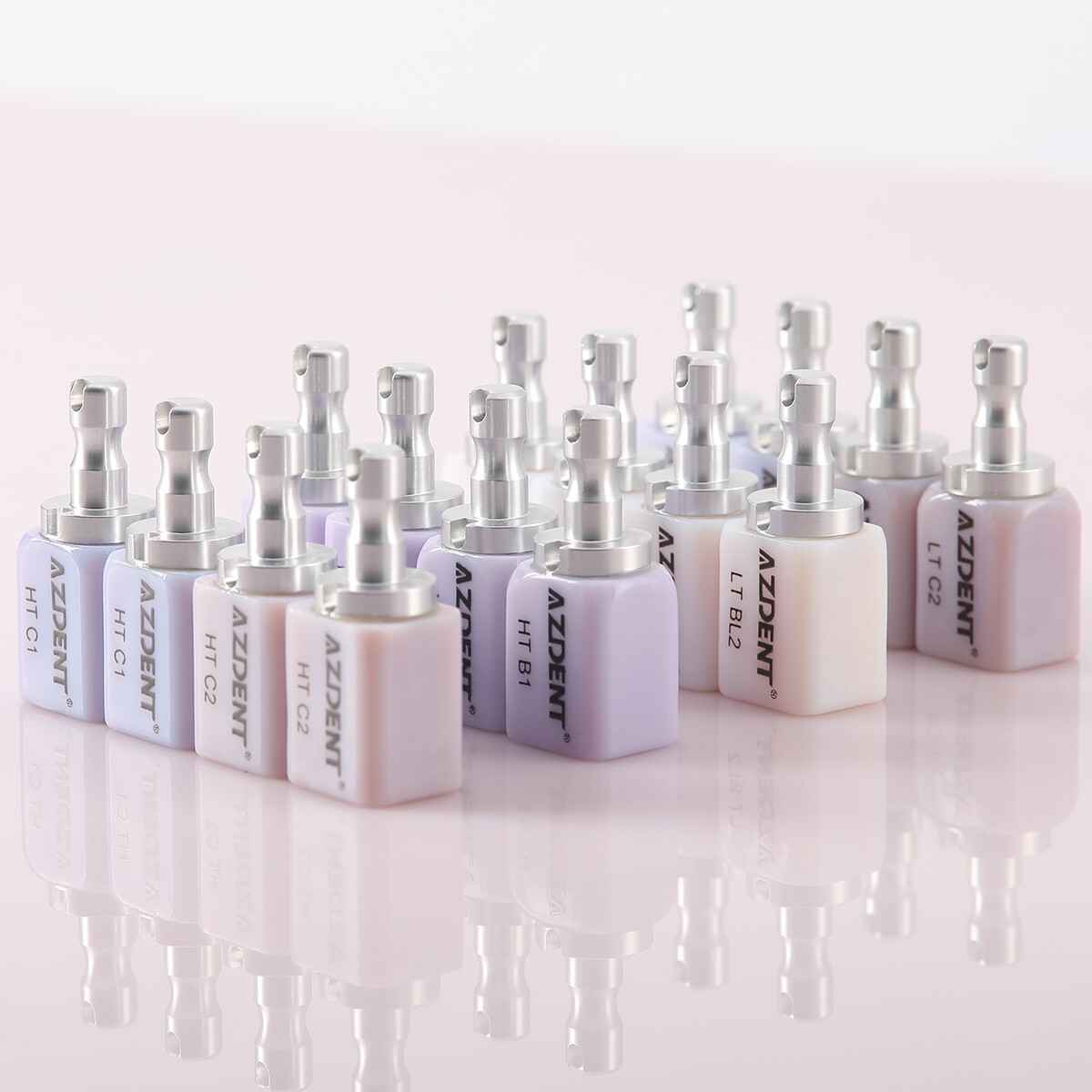 LT/HT Dental Glass Ceramic Lithium Dislicate Blocks Cerec Emax CAD CAM 5Pcs/Box