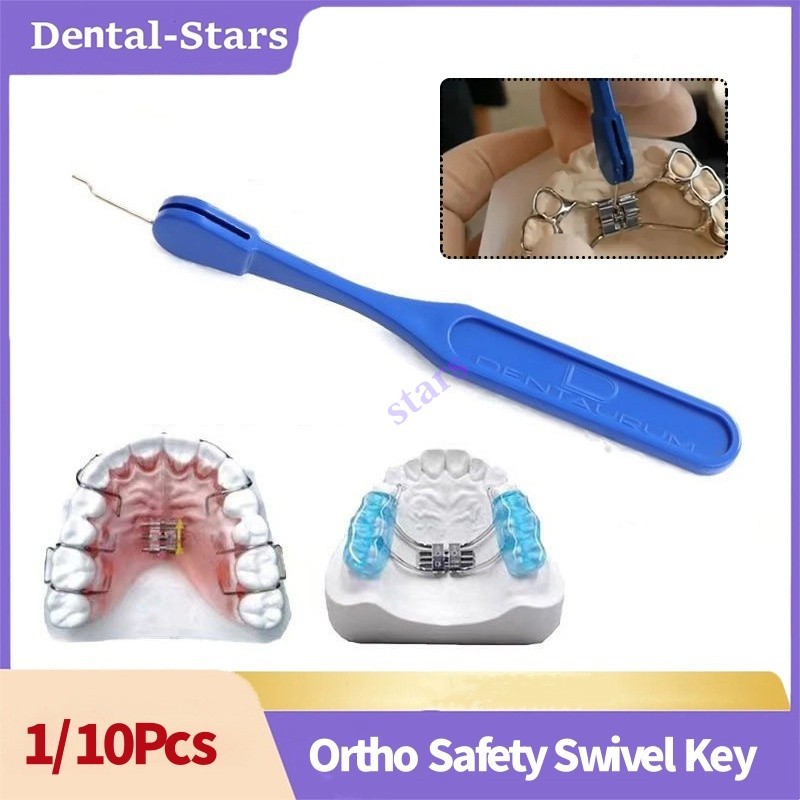 Dental Safety Swivel Key For Orthodontic Expander Hyrax Variety Screw Instrument