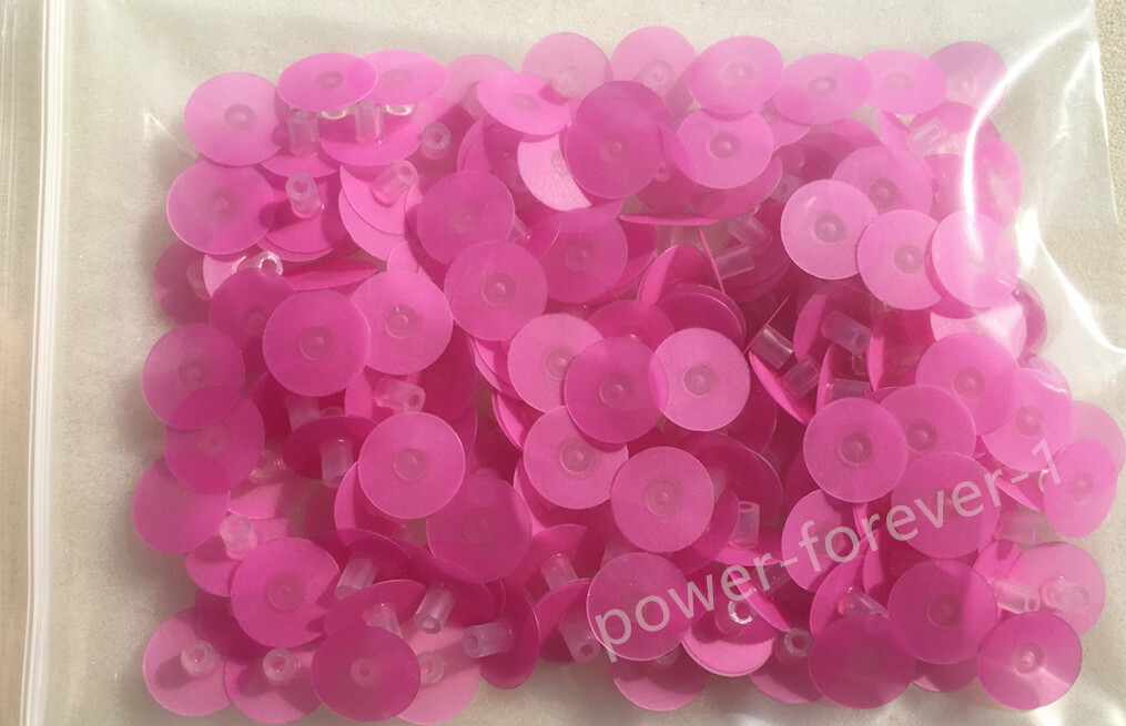 Dental Composite Polishing Kit Finishing Discs Wheel 12/14mm Stem Rainbow 50Pcs
