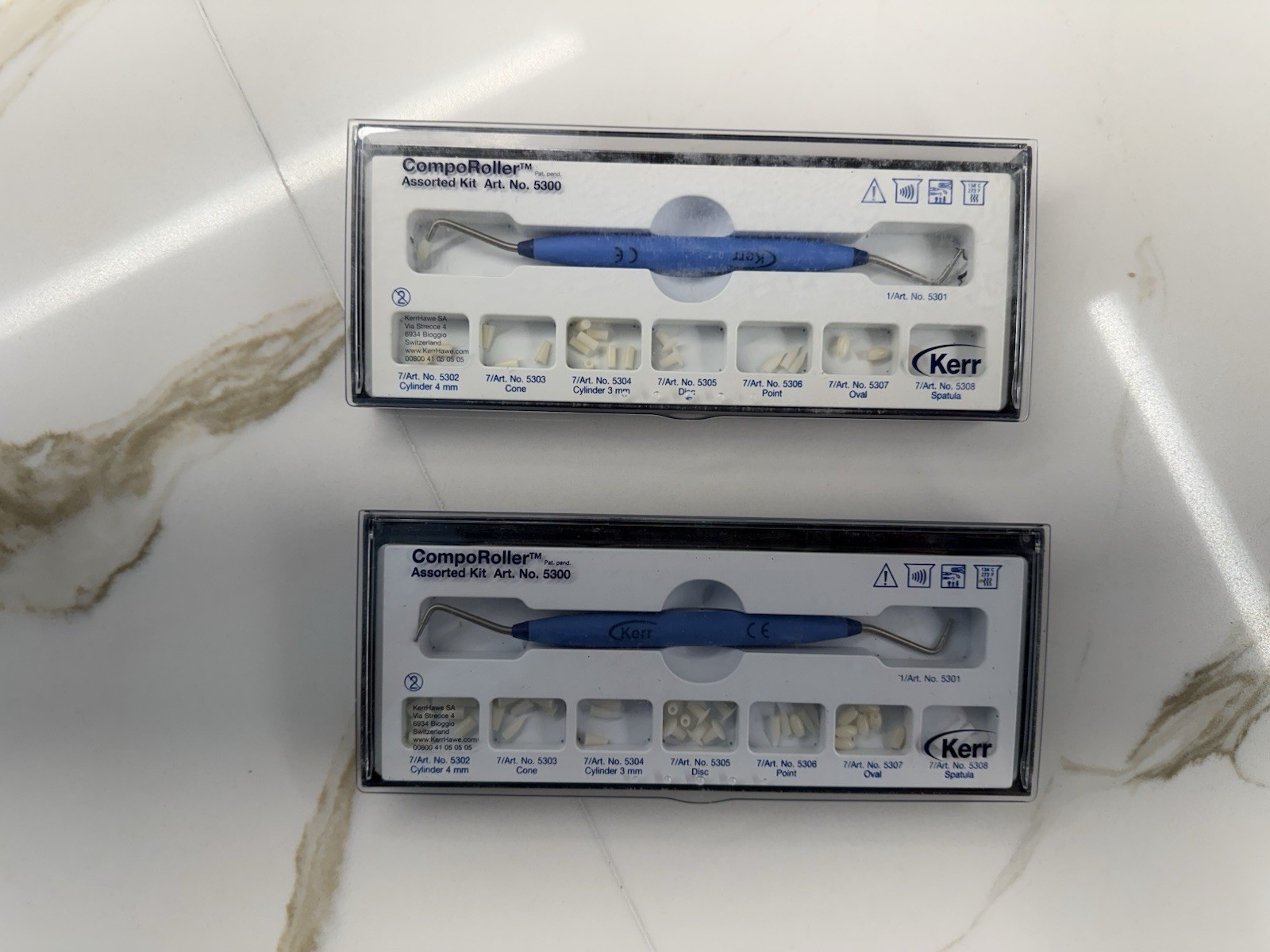 2 BOXES , KERR COMPOROLLER OPEN BOX, ORIGINAL SWISS MADE,