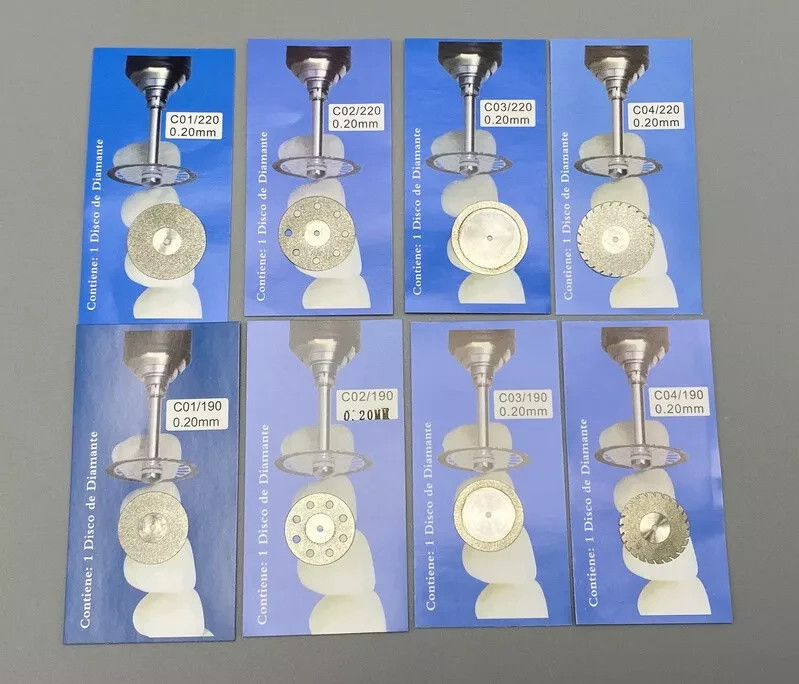 Dental Saw Diamond Discs Wheel Cutting Disk Composite Polishing Disc 190/220mm
