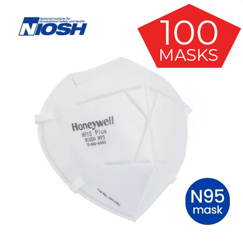 N95 Face Mask Honeywell H910 Plus NIOSH Approved N-95 Respirator – 2 Boxes of 50