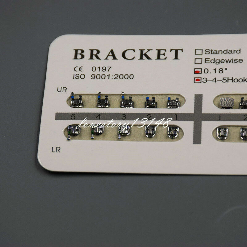 10/20/50 Packs Metal Separable Dental Orthodontic Mini 018/022 Bracket Hook