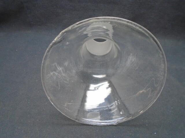 CORNING PYREX Glass 144mm Offset Angled Powder Filling Funnel 55/50 Inner B