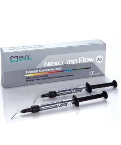 META BIOMED Nexcomp Flow Composite Resin (2X2Gm) shades -A1,A2,A3 (Any One) FS