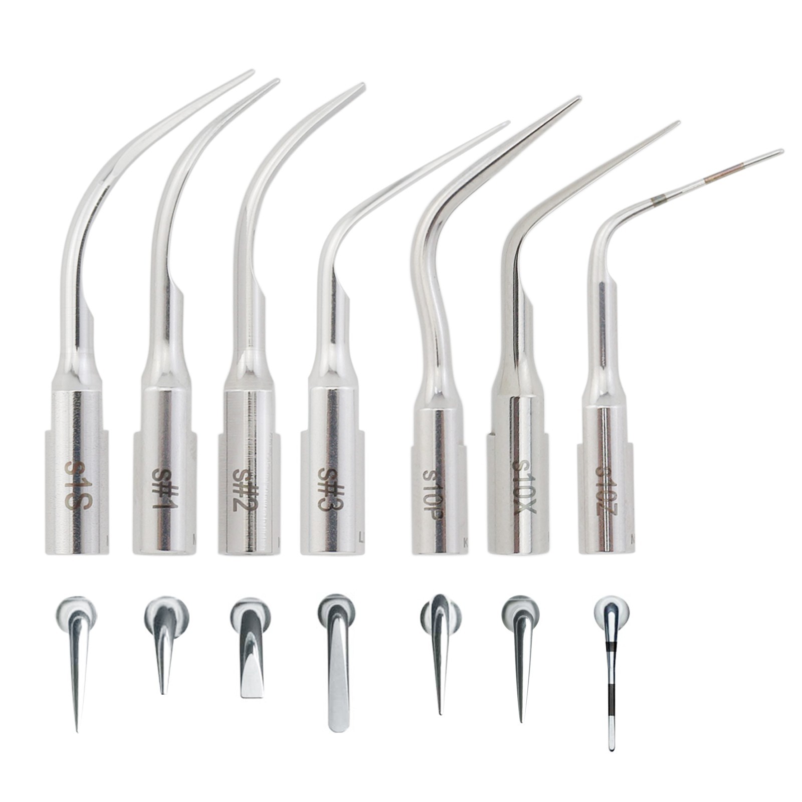 Dental LED Scaler Handpiece HS-7L HD-7L Acteon Satelec Newtron Tips #1 1S H3 10X
