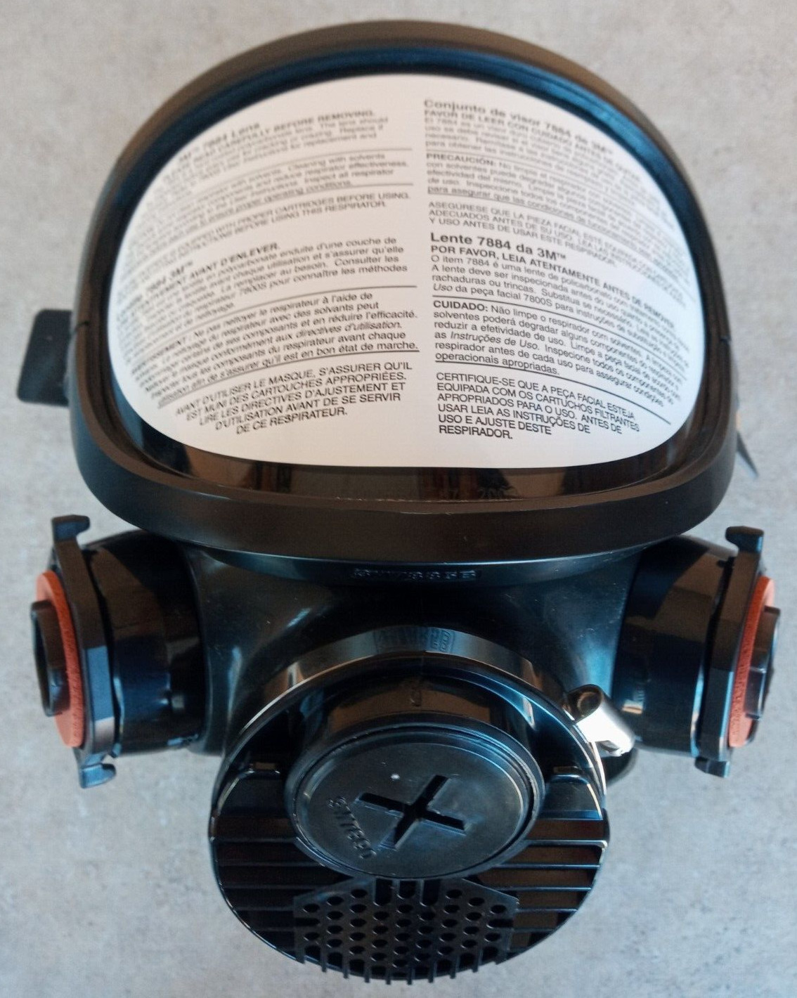 3M 7800S-S Full Facepiece/Gas Mask/Respirator Silicone Face Seal New Size Small