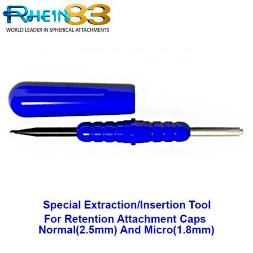 Dental Ball Attachment Home Use Silicone Caps Extraction Insertion Tool