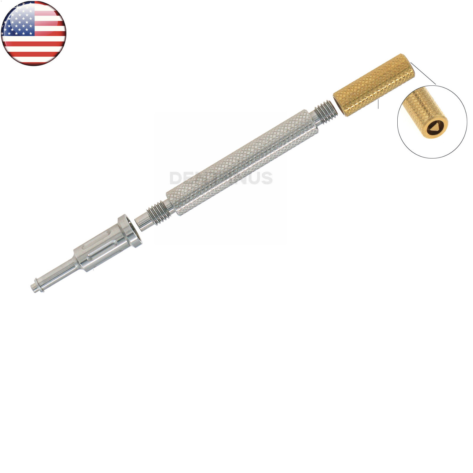 US Universal Implant Retention Caps Insertion Extraction Dental Remove Core Tool