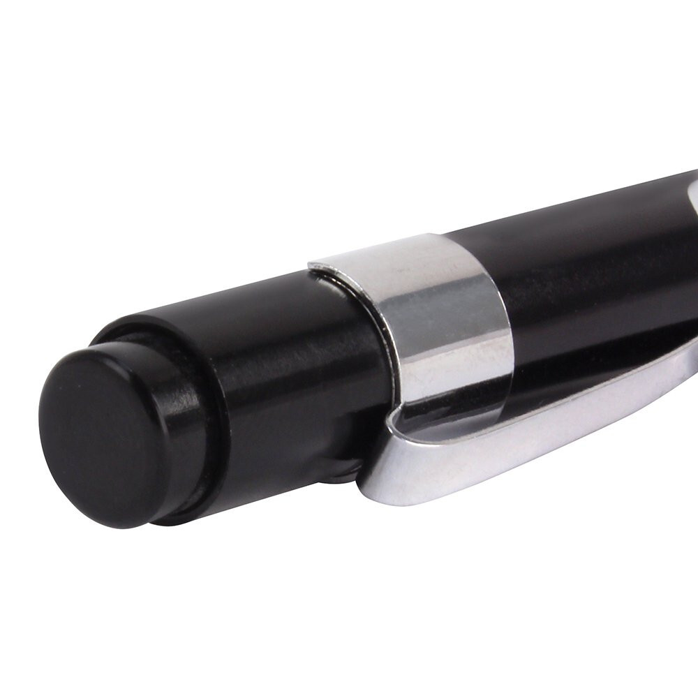 Ever Ready First Aid LED Medical Pen Light Pupil Gauge – 2PACK Black and Silver