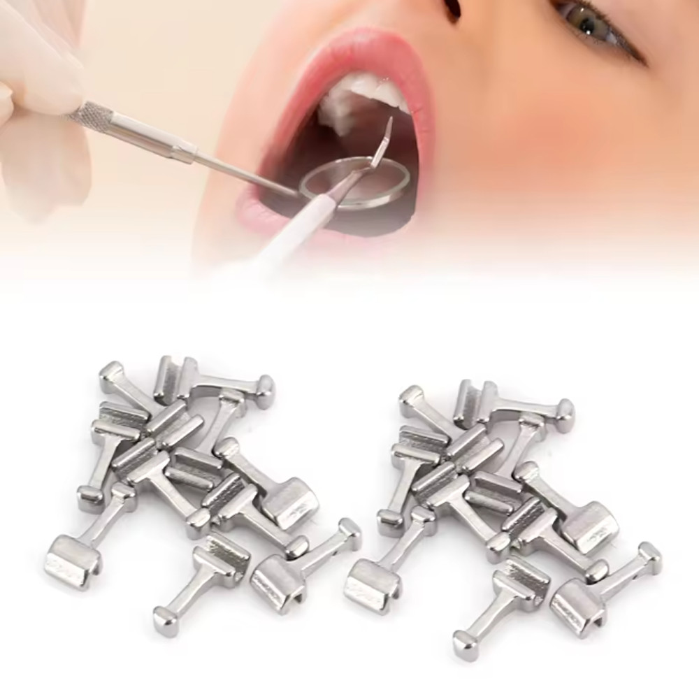 10pcs/pack Dental Orthodontic Crimpable Hook Long/Medium/Short Stainless Steel
