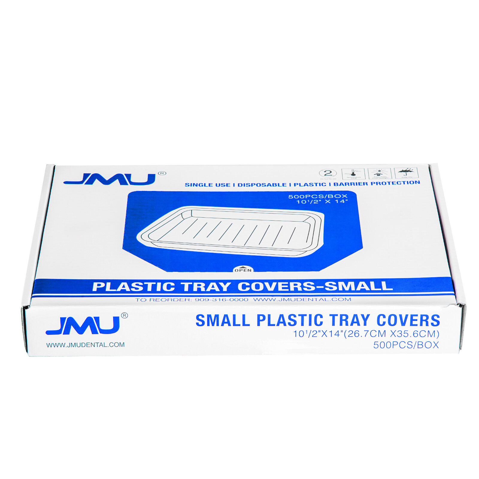 JMU up to 3000pcs Dental Disposable Plastic Tray Cover Sleeves Size B Tray