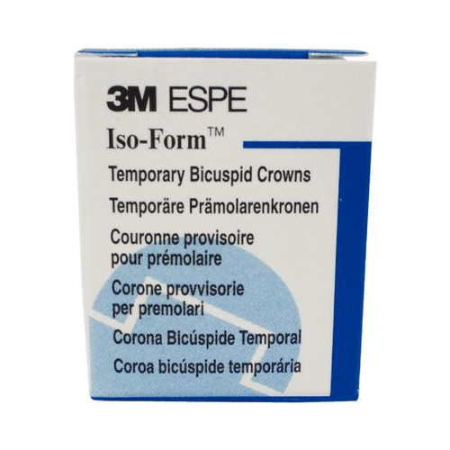 3M ESPE U-42 Iso-Form Tin Silver Alloy Crowns Upper Right 1st Bicuspid 5/Bx