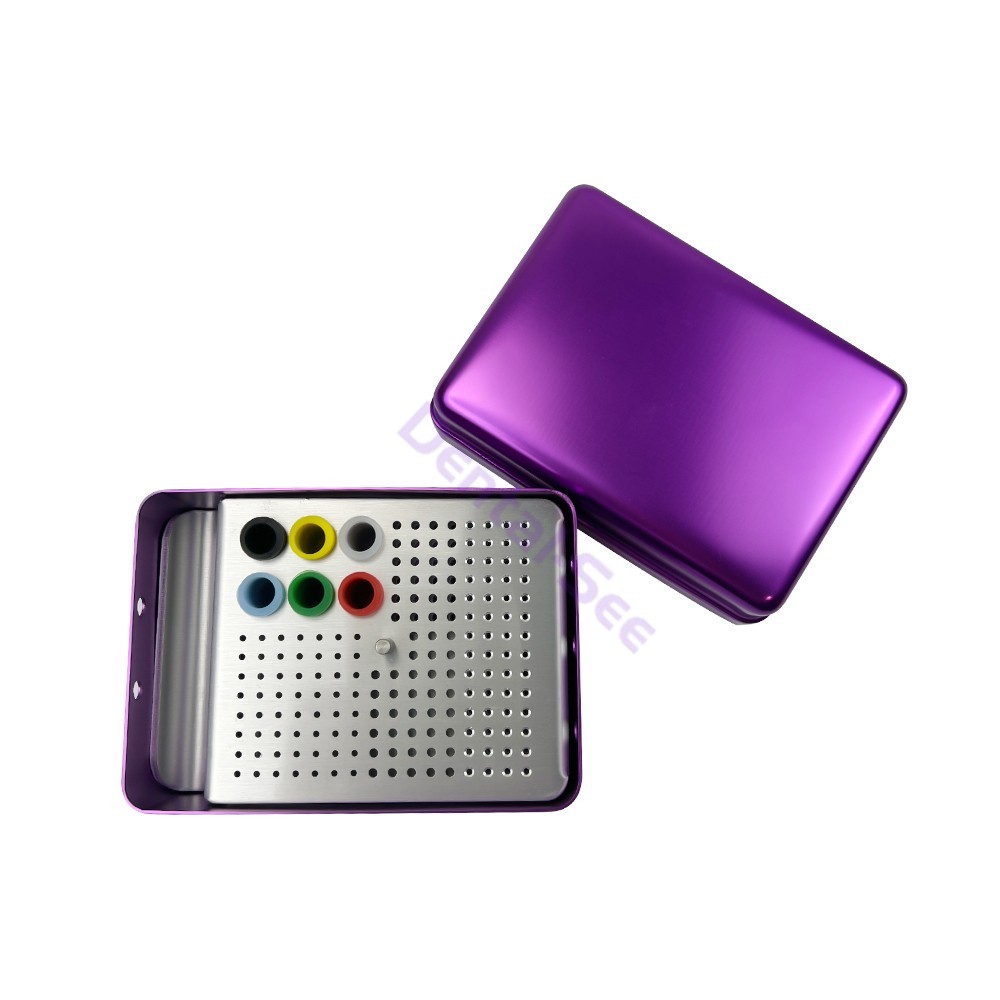180 Holes Dental Endo Box FG Files Bur Holder Autoclave Disinfection Box ﻿