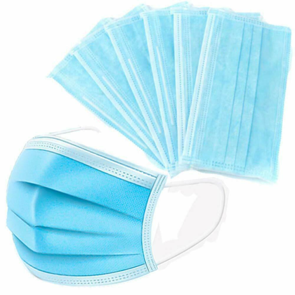 Lot of 4 Layer Face Mask Mouth & Nose Protector Respirator Masks with Filter
