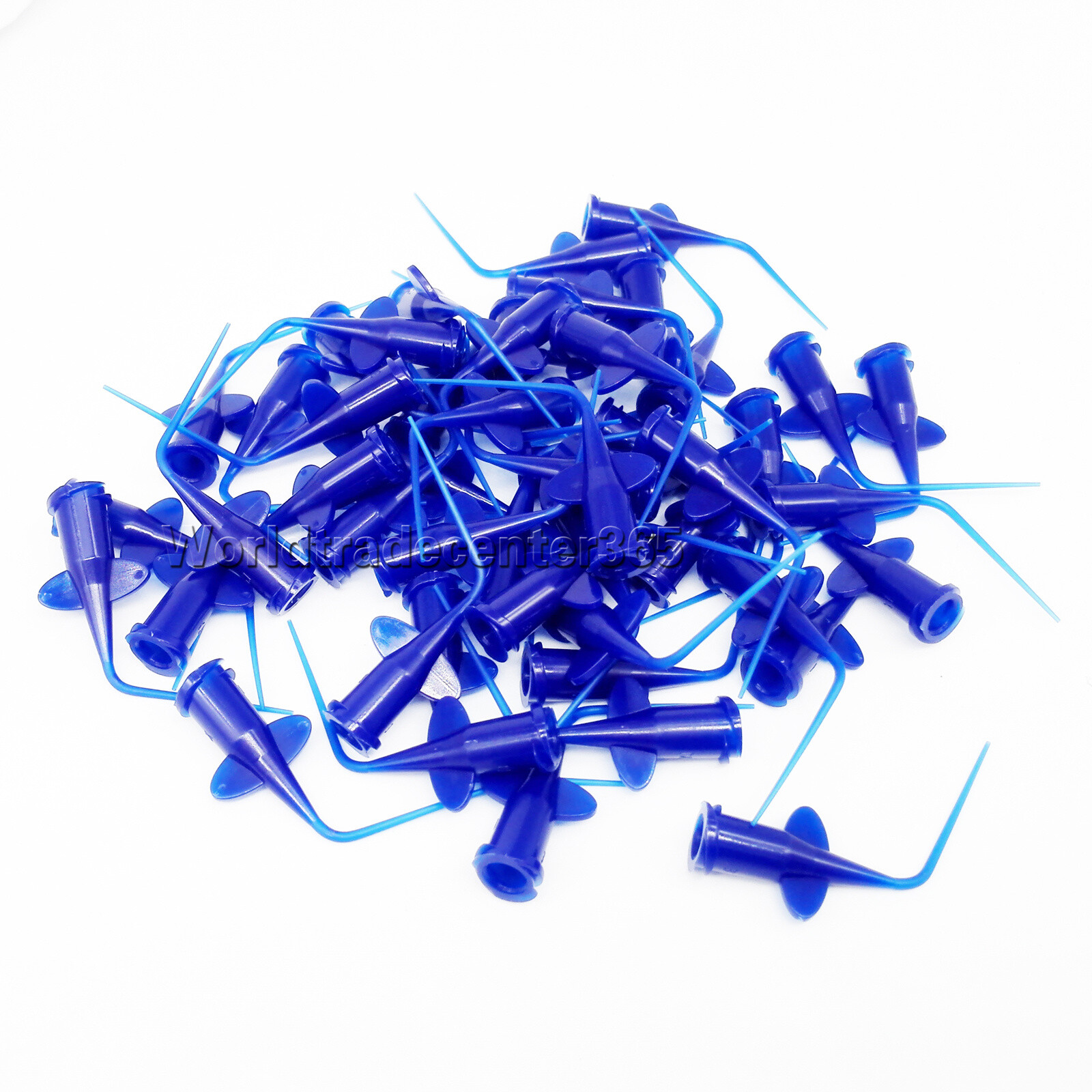 Dental Disposable Syringe Tips Endo Irrigation Flexible Composite Blue Pure