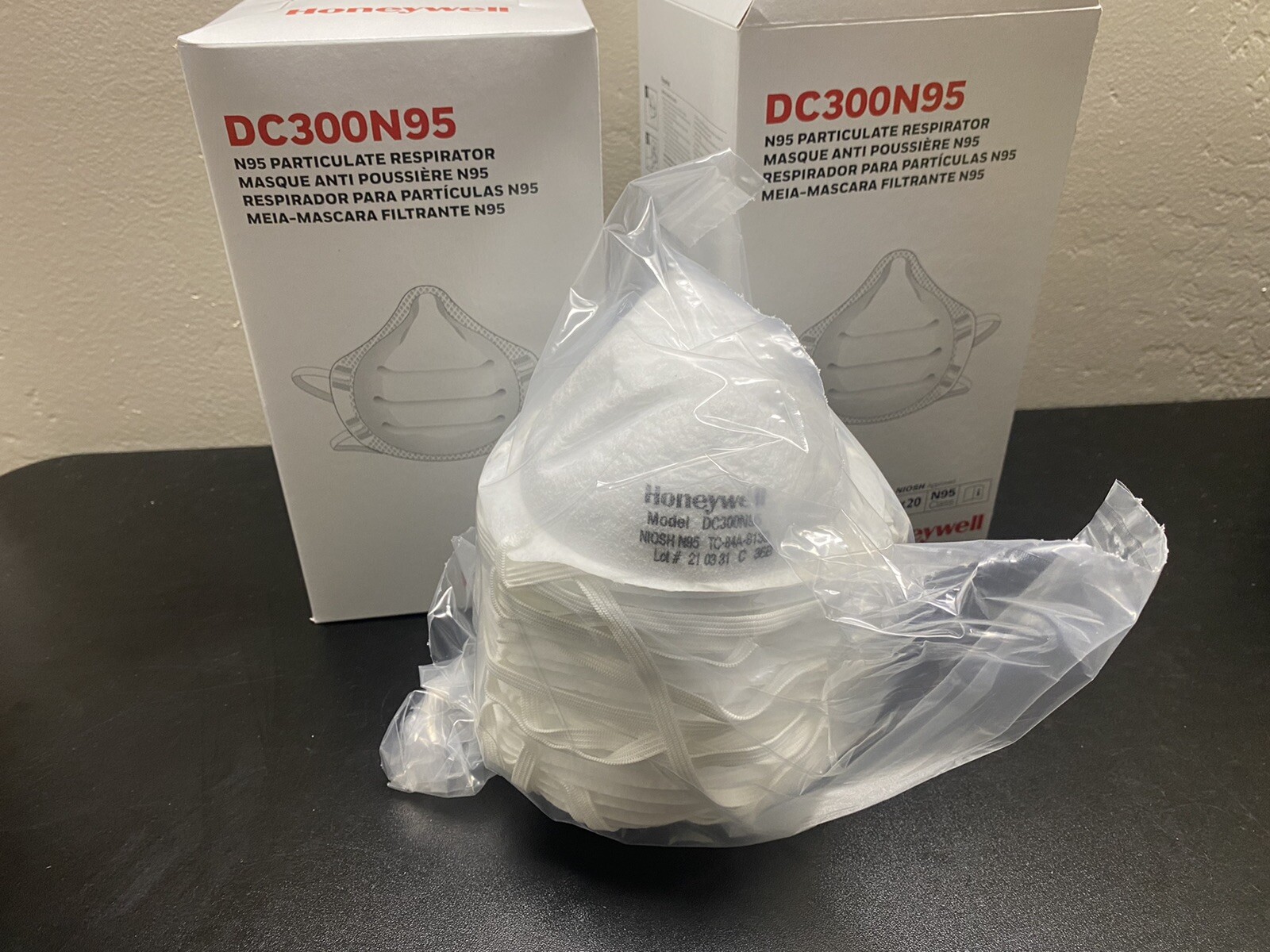 NEW 40 Pieces Honeywell DC300N95 Respirator Particulate Masks N95 NIOSH Approved