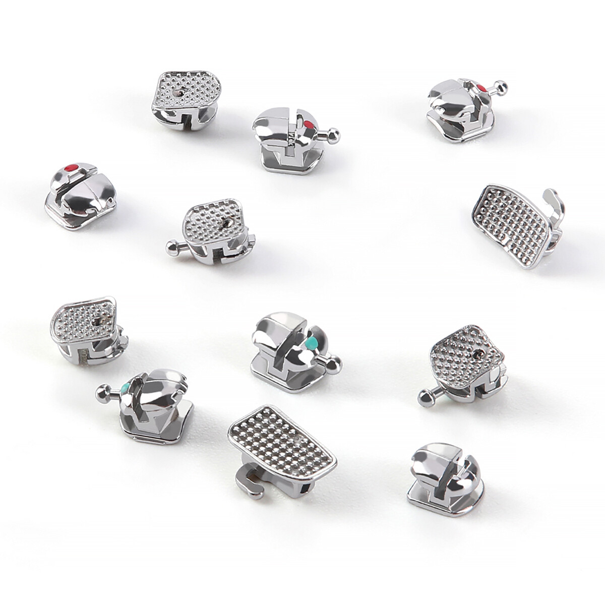 Dental Orthodontic Brackets Braces Spherical Self-Ligating Roth/MBT.022 Hooks345