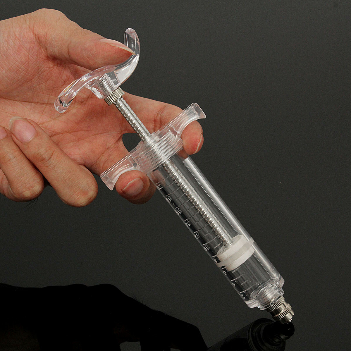 1/2/3/4 set 20/50/100ml Reusable Veterinary Syringe for Livestock Supply Tool US