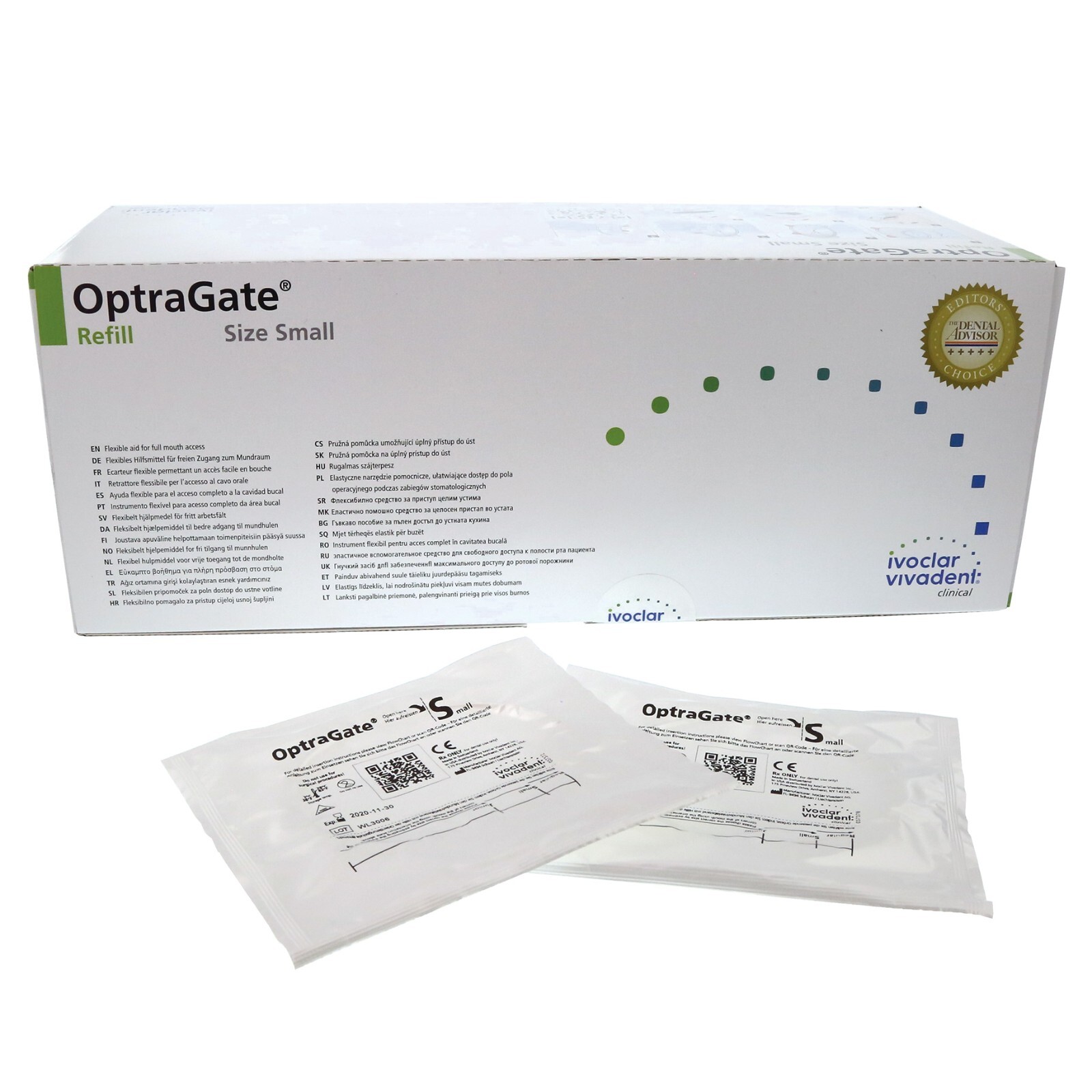 Ivoclar OptraGate Assortment Non Latex Optragate Lip & Cheek Retractor 40pc/pk