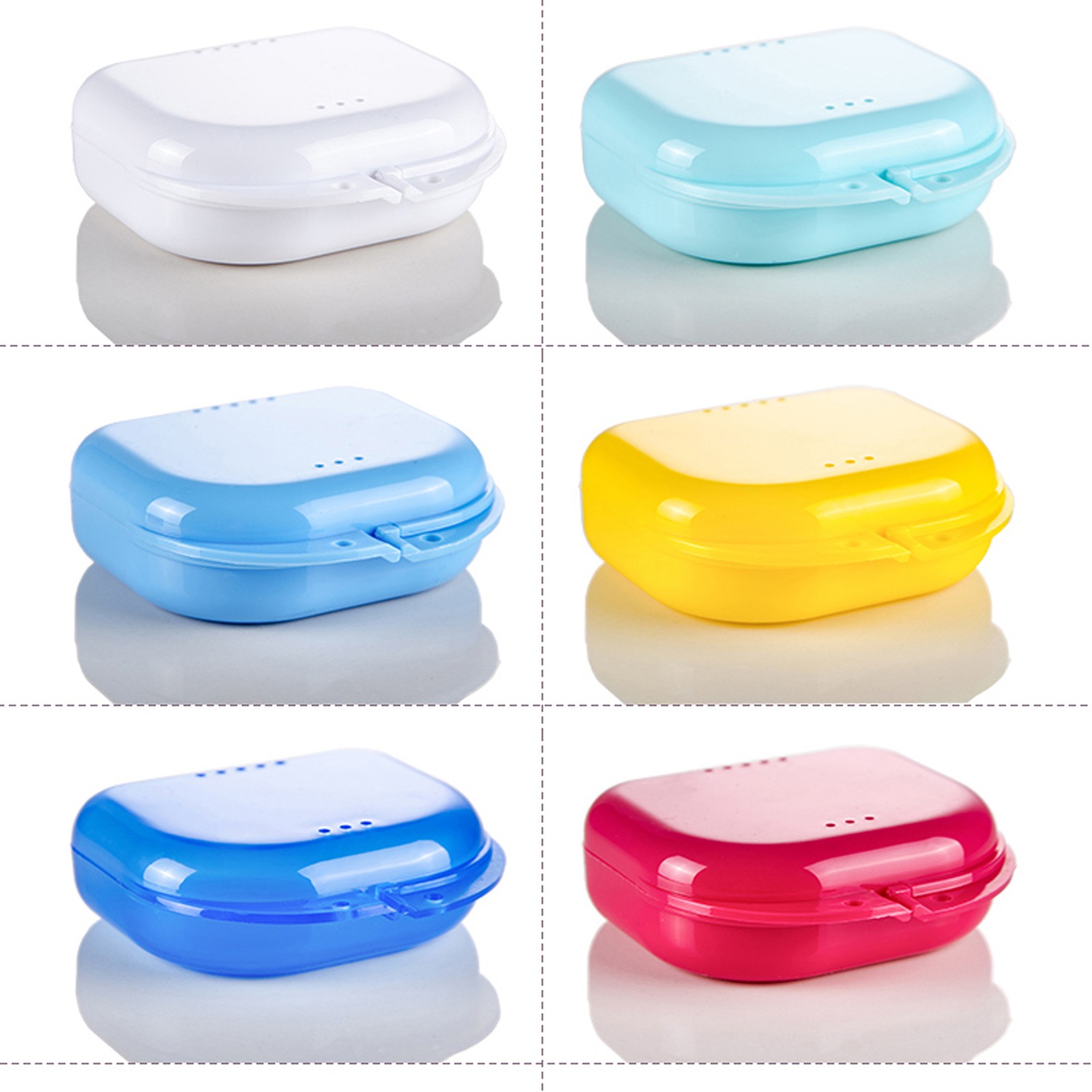 Dental Retainer Case Storage Mouth Guard Box Containers for Invisalign Teeth VIP