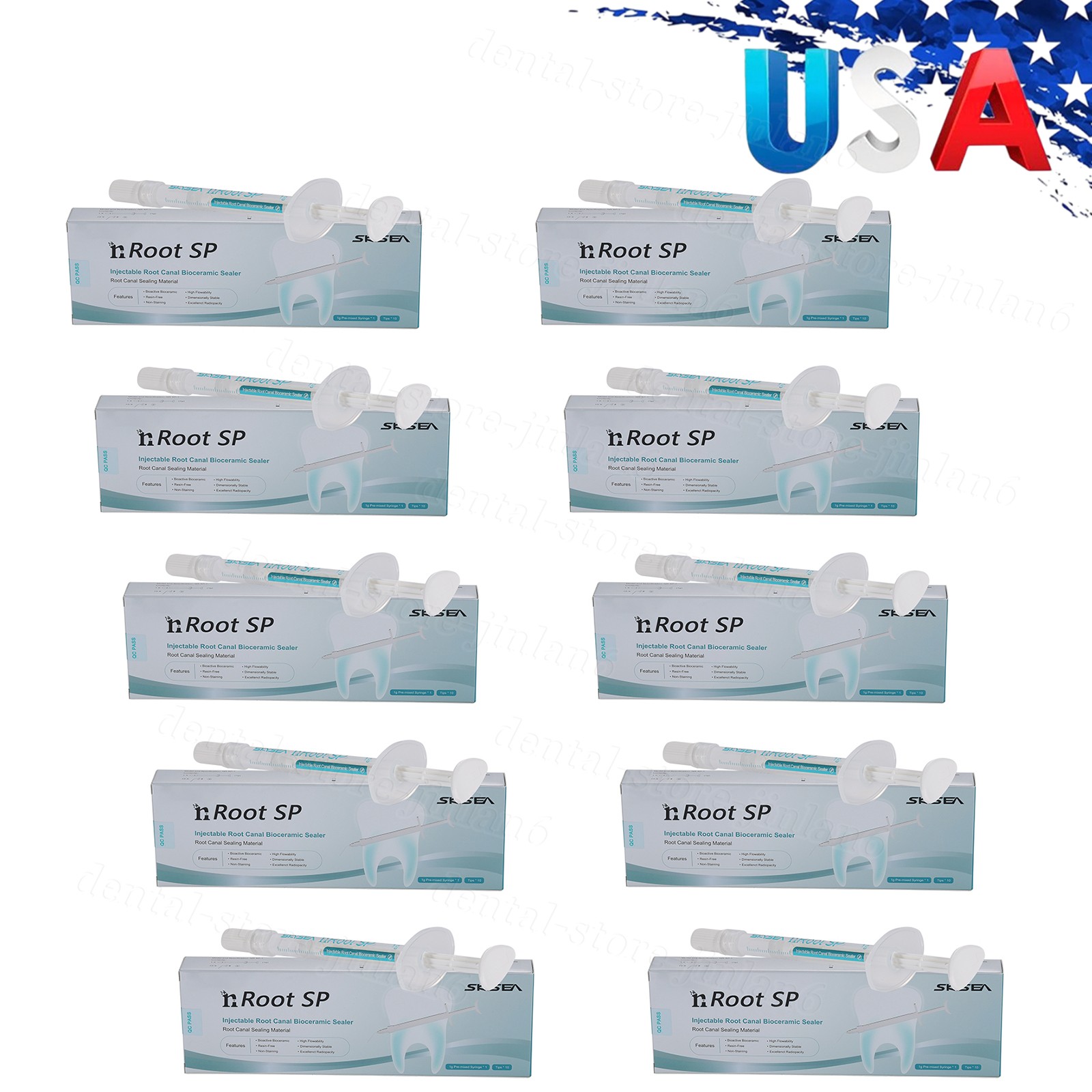 1g SP Dental Injectable Root Canal Bioceramic Sealer Endodontic Sealing Filling