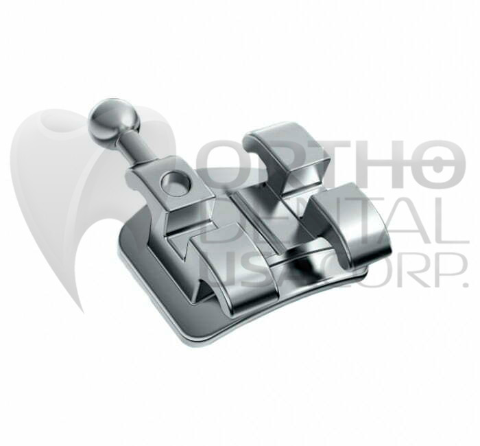 SET X 5 ORTHODONTIC BRACKET MBT .022” W/H 3,4,5 MIM MICROETCHED MESH BASE