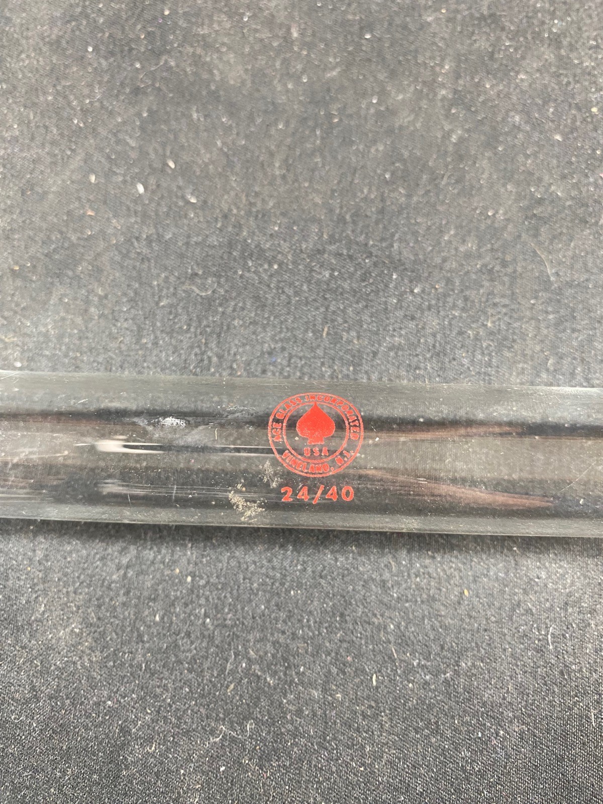 ACE GLASS Glass 190mm 24/40 Joint U-Shaped U-Tube Connecting Adapter 5125-10