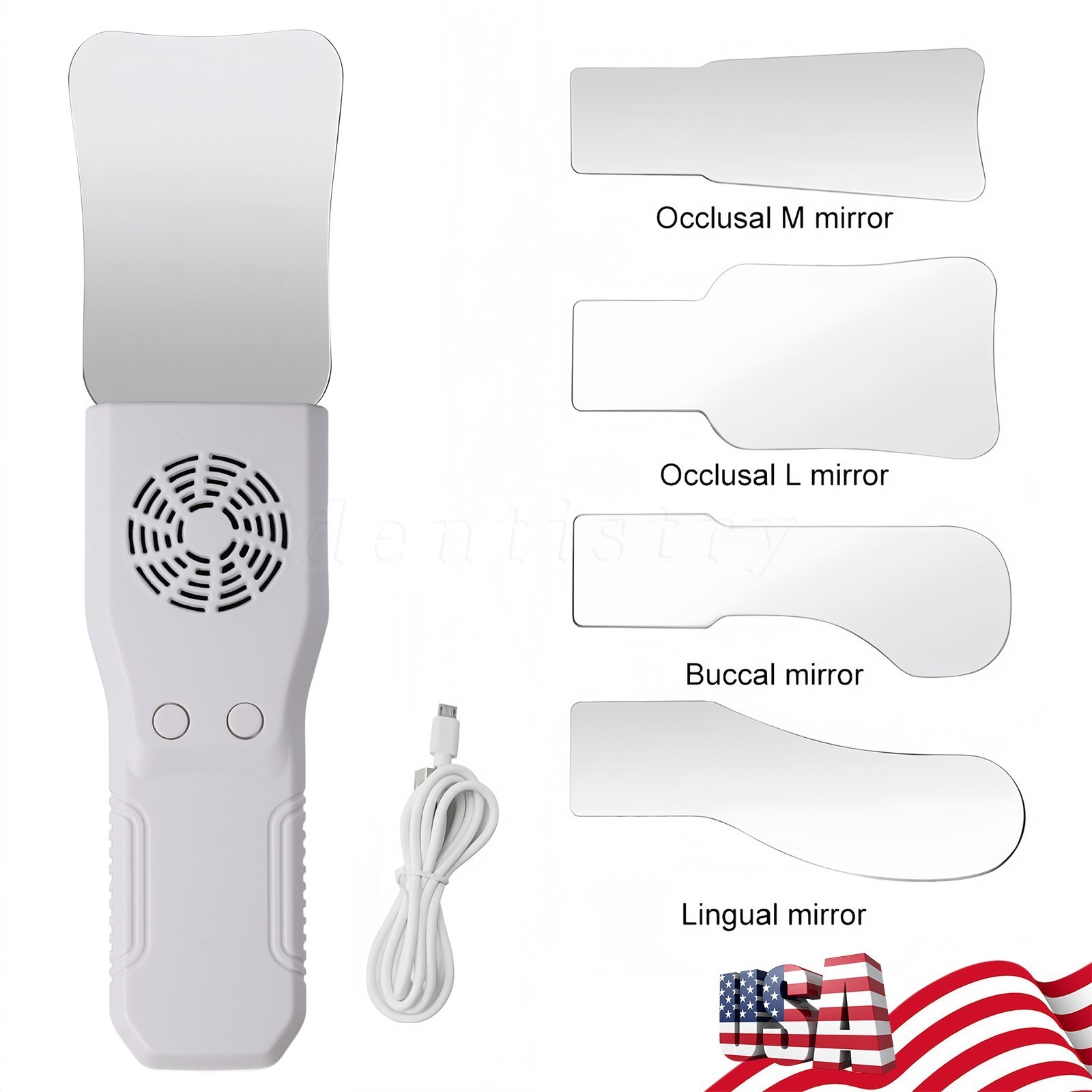 Dental Ortho Oral Photography Mirror Glass Reflector Mouth Defog Mirrors