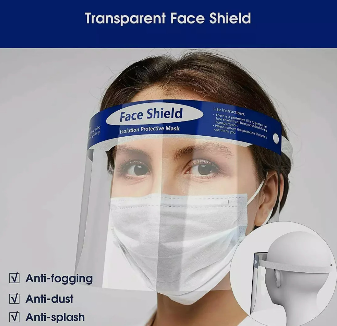 Full Face Shield Safety Mask; 700 Masks; Reusable & Anti Splash