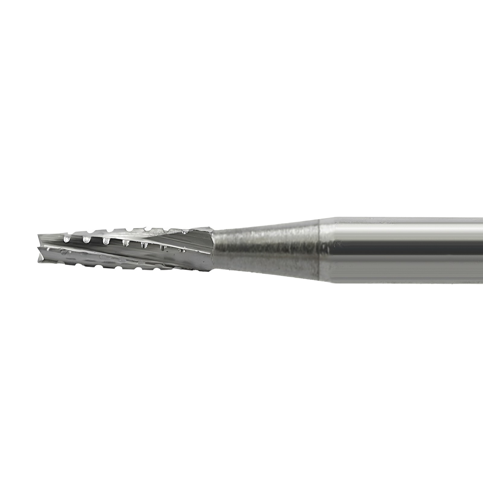 5pcs FGXL-701L Dental Surgical Carbide Burs 25mm Tapered Fissure Cross Cut