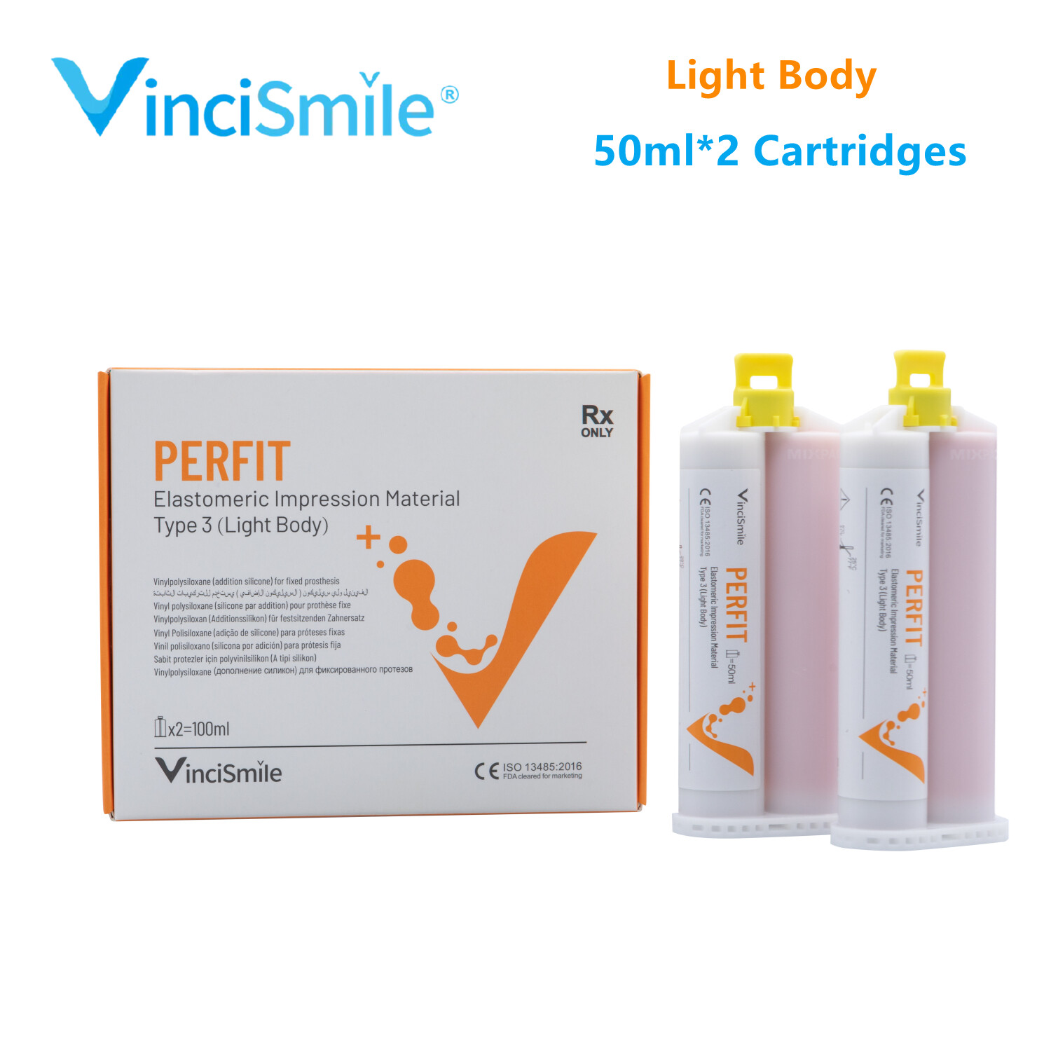 VPS Dental Impression Material Putty Heavy Regular Light Body Fast Normal Set