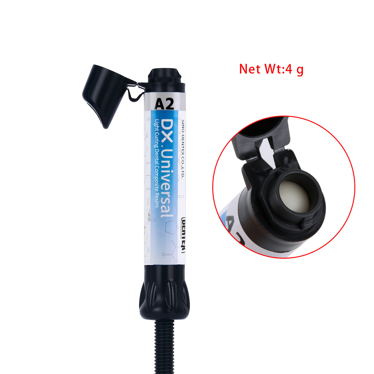 Resina compuesta curado por luz Universal Dental A2/Gel grabado/adhesivo unión