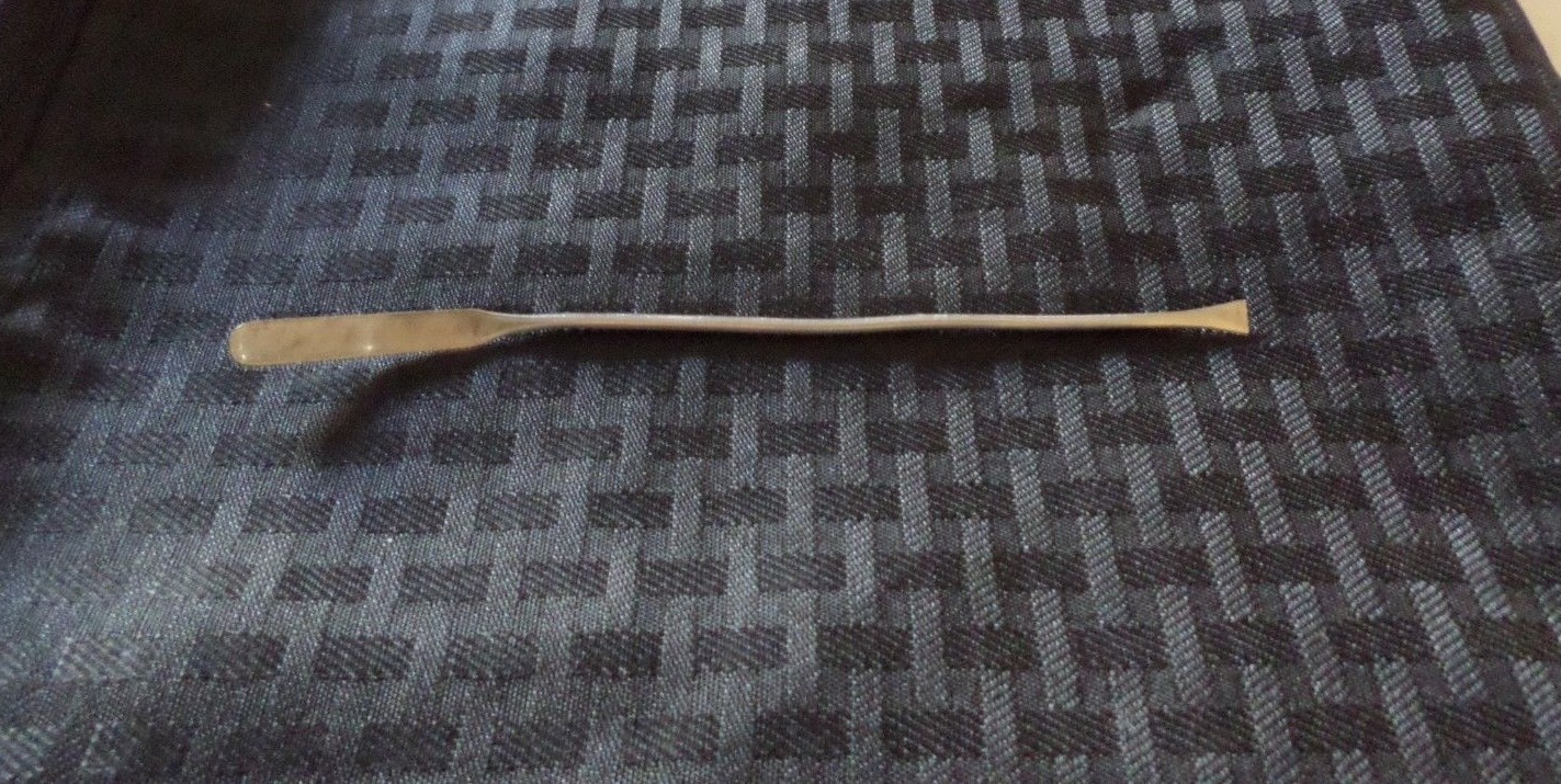 Unbranded Stainless Steel 6 3/4” Double Ended Round & Mini Square Spatula 14-374
