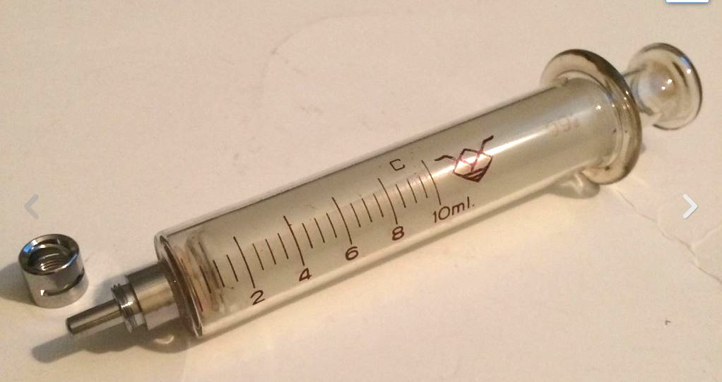 5 mL 10 ml 20 mL 50 mL GLASS SYRINGE LUER LOCK TIP / SLIP TIP DISPENSER NEW USA
