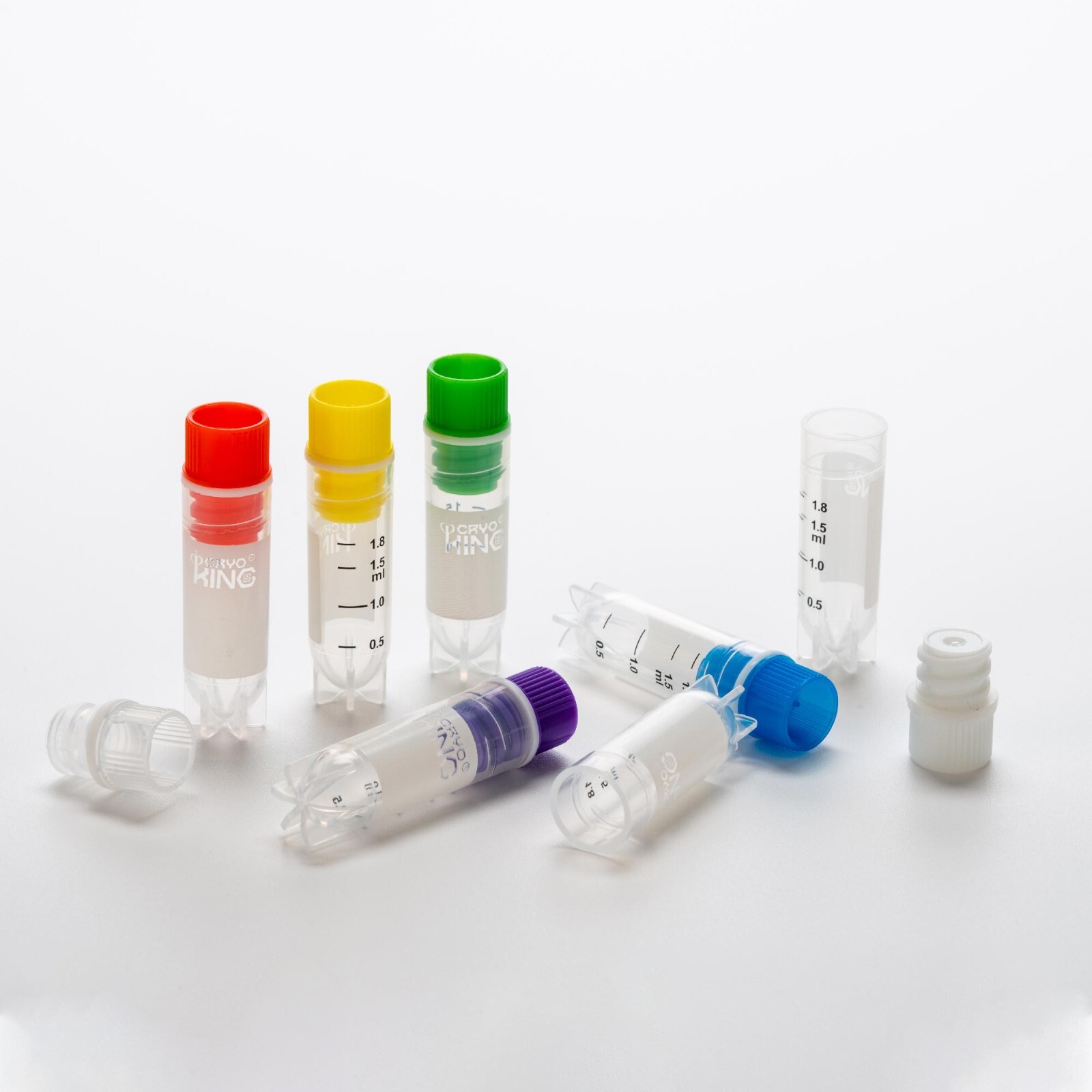 Cryogenic Vials-2.0ml tubes Internal Thread Non-Barcoded 25/Bag, 500/PK, 1000/CS