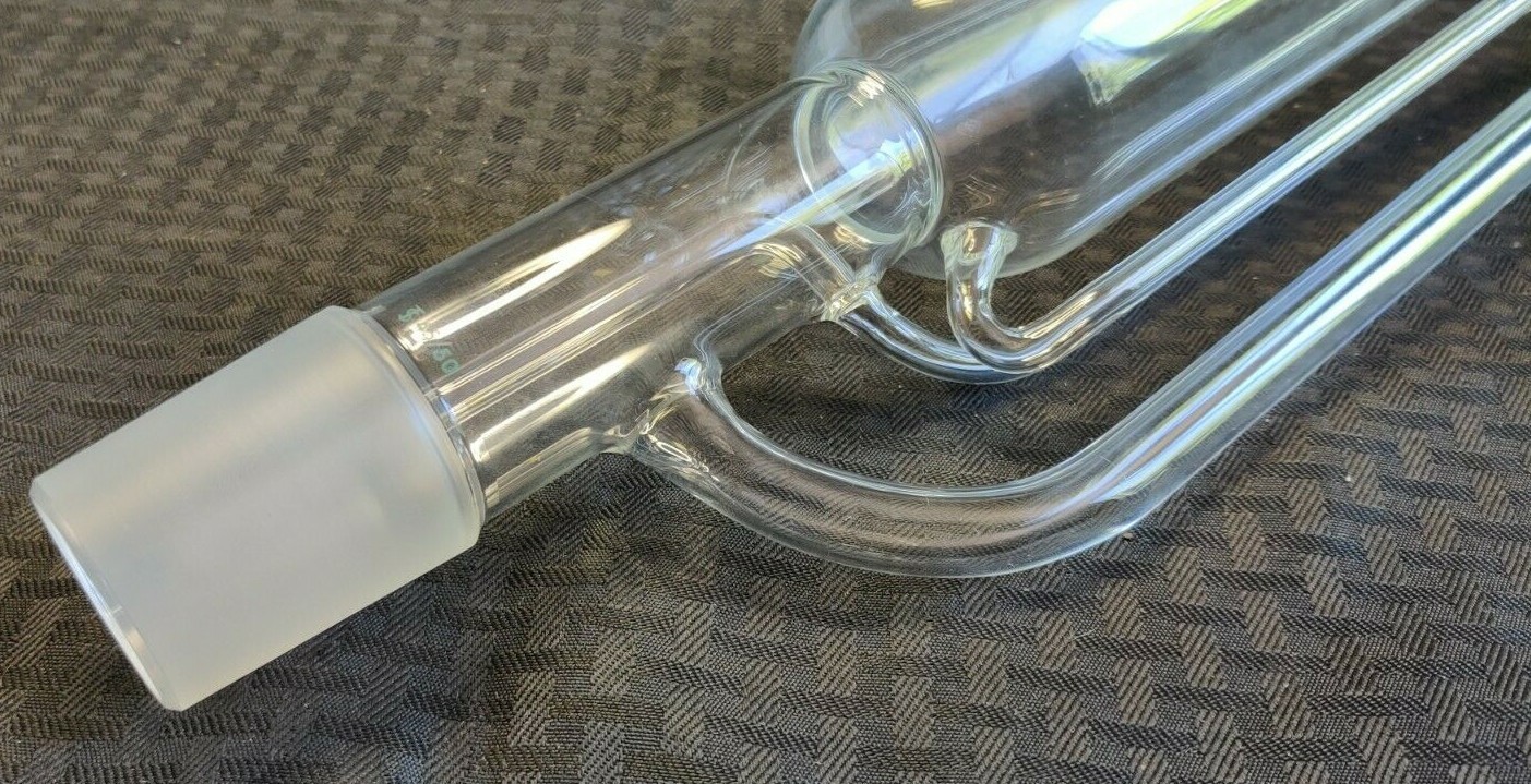Chemglass 500mL Soxhlet Solvent Extractor, Complete w/ 60mm Schott Flange 45/50