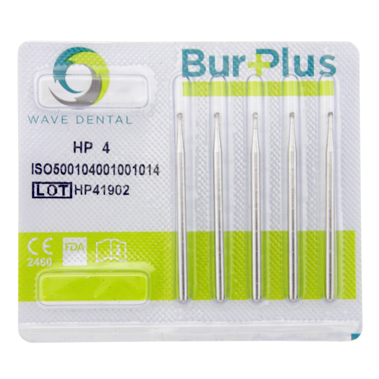 Wave Dental Surgical Straight Handpiece Bur HP Shank 44.5mm Round Taper Fissure