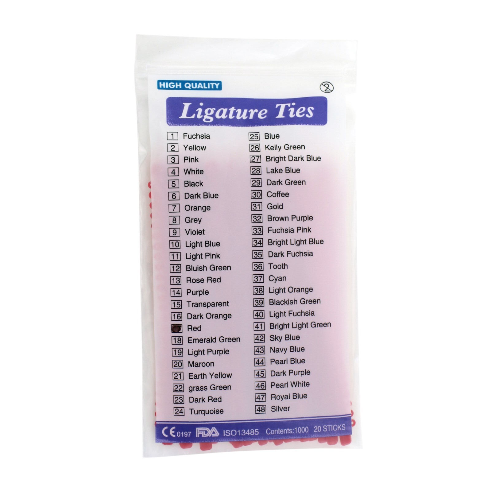 1000pc Orthodontic Ligature Ties Elastic Ligas Ortodoncia Rubber Bands Brackets