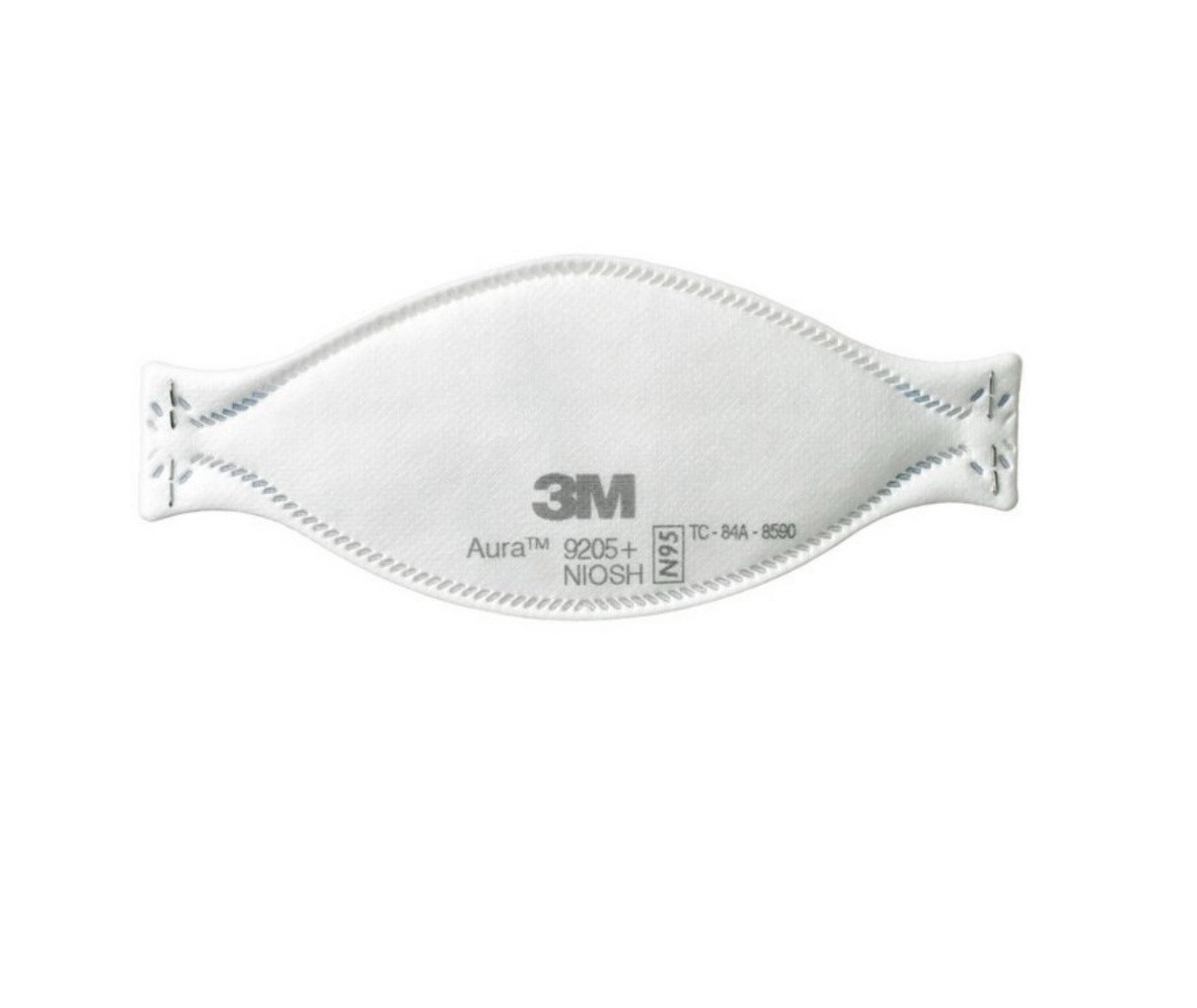 (3 Pack) 3M Aura 9205+ N95 NIOSH Particulate Respirator & Surgical Face Masks