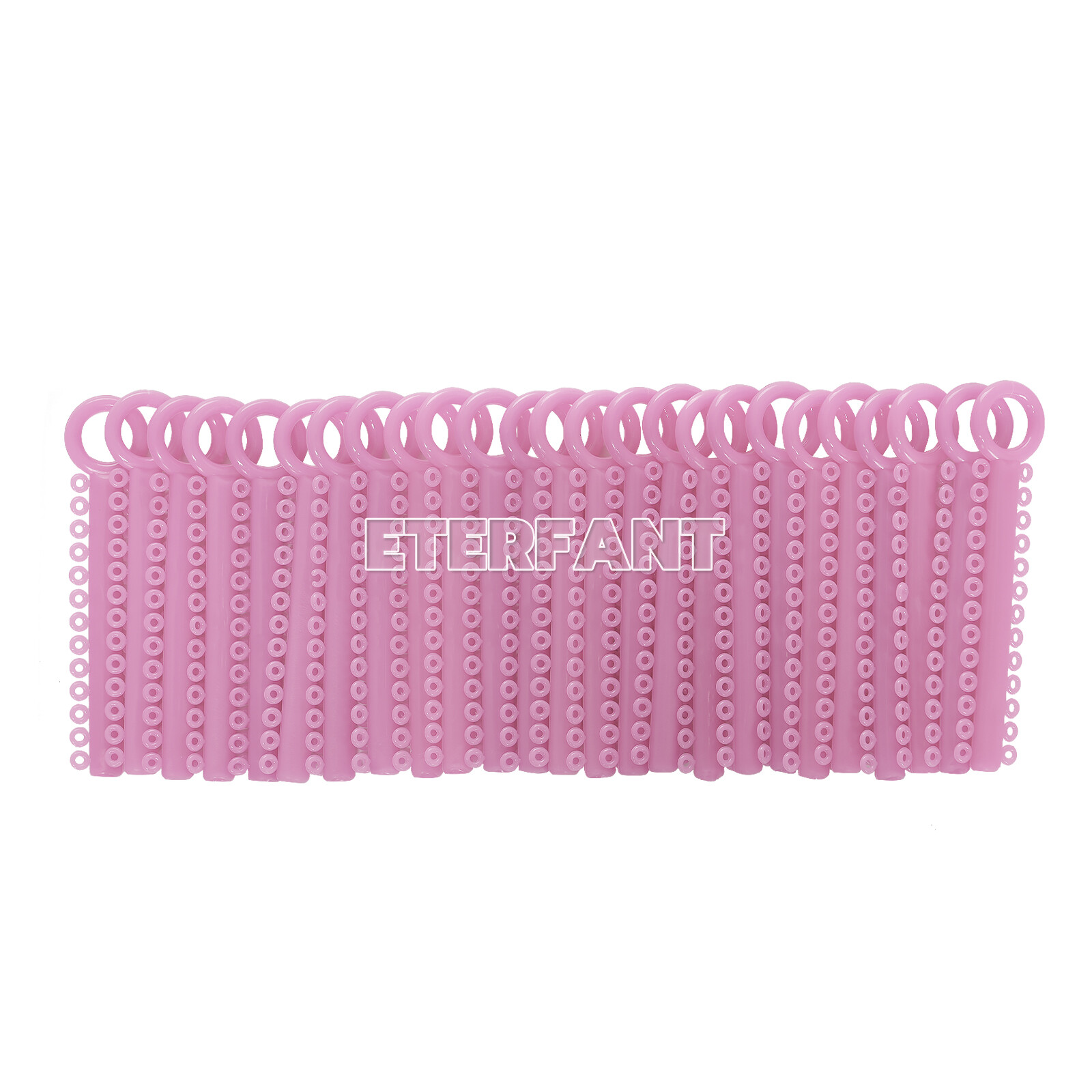 1040PCs ETERFANT Dental Ortho Ligature Ties Elastic Rubber Bands 18 Colors