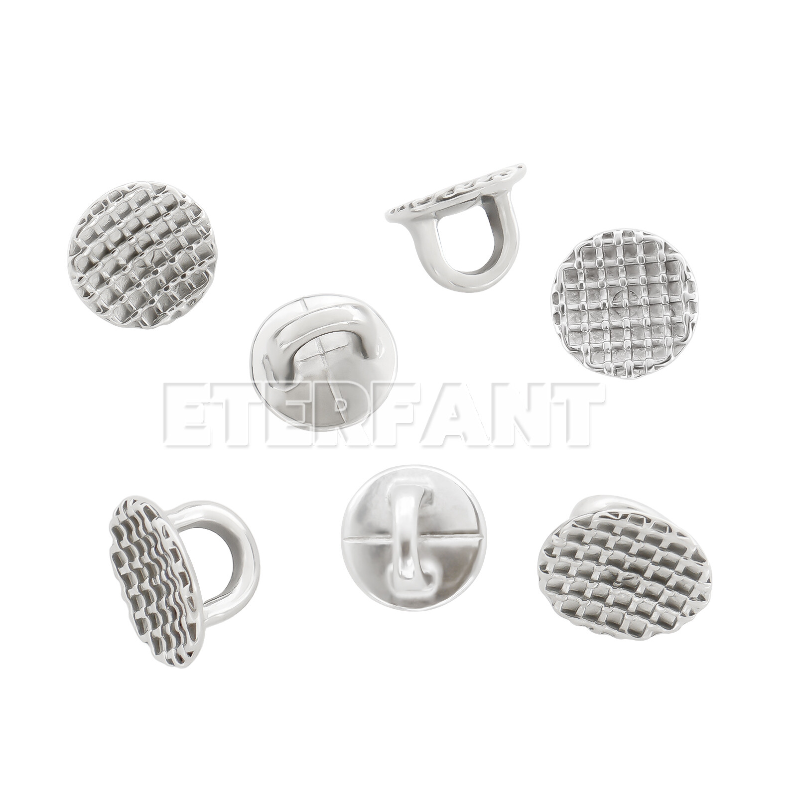 10PCs ETERFANT Dental Ortho Lingual Button Bondable MIM Direct Eyelet Round Base