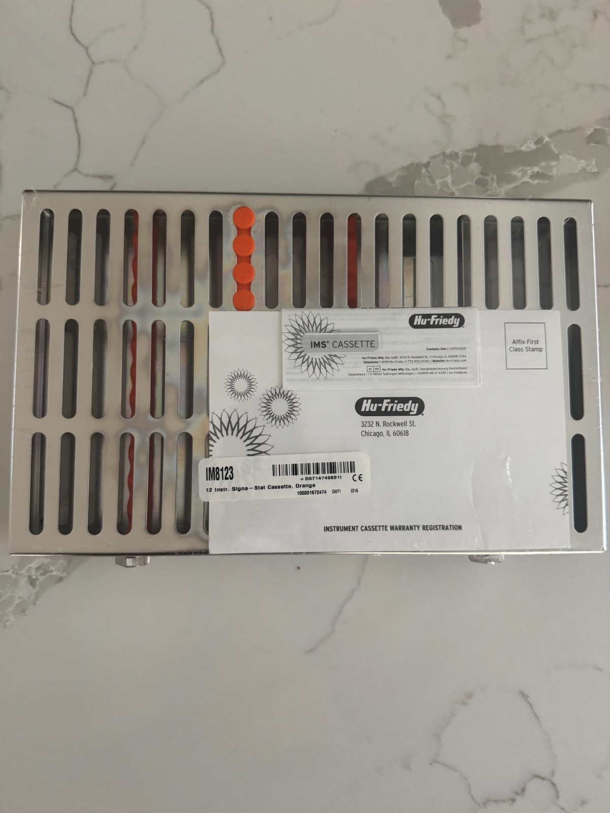 Hu-Friedy Signature Series 12 Instrument Signa-Stat Cassette IM812