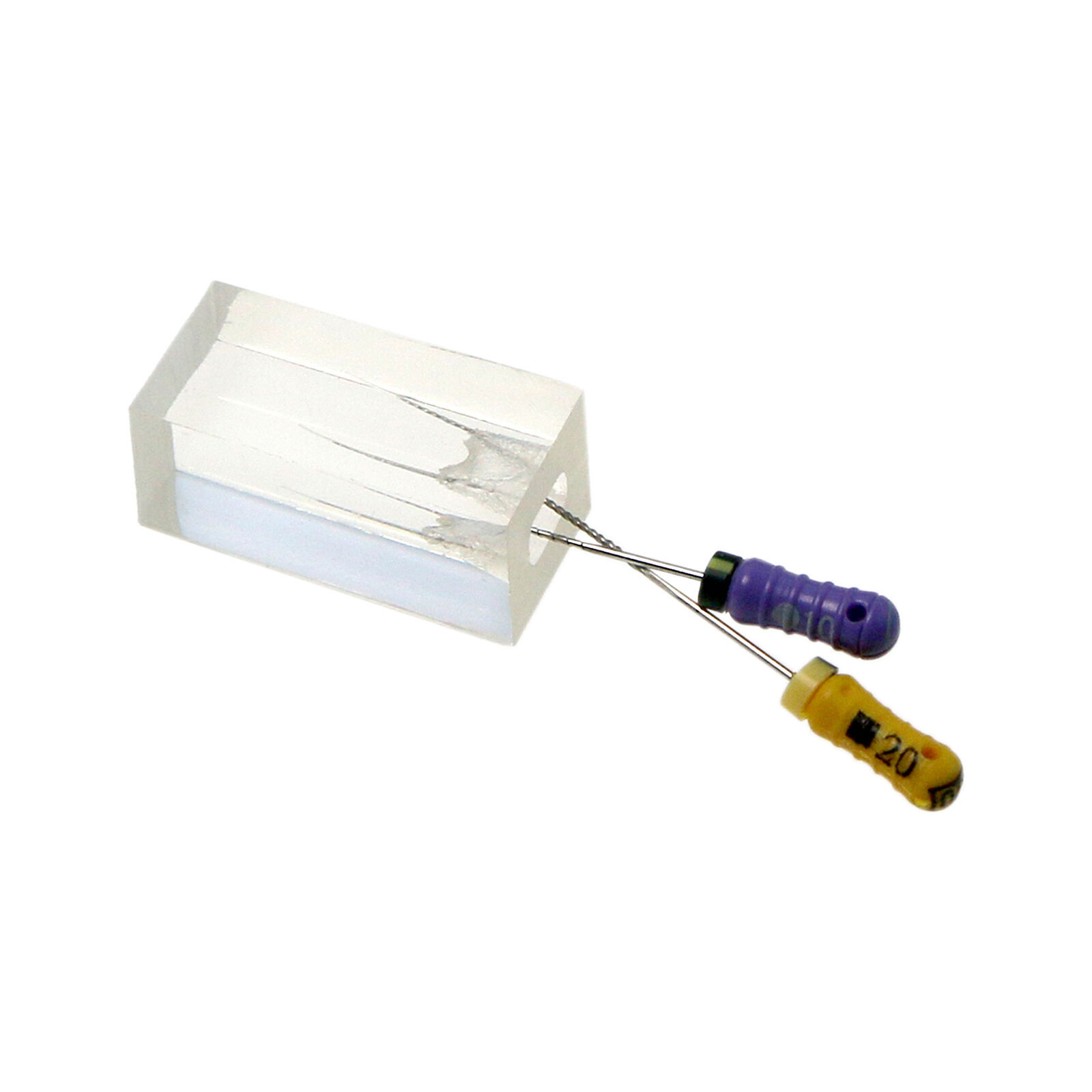 5pcs Dental Endodontic Root Canals Practice Model Endo Training Block Clear