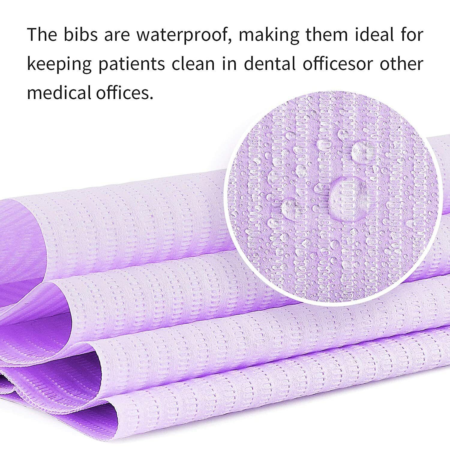 JMU 2000PCS Disposable Dental Bibs 3-Ply Tattoo Towel 13″x18″ Waterproof Medical