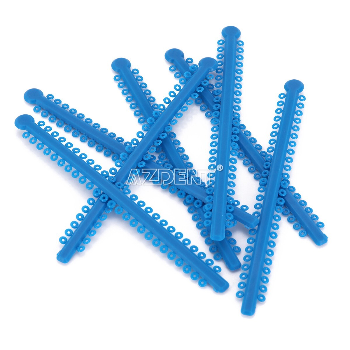 1000Pcs AZ Dental Orthodontic Elastic Ligature Ties Bands For Brackets 23 Colors