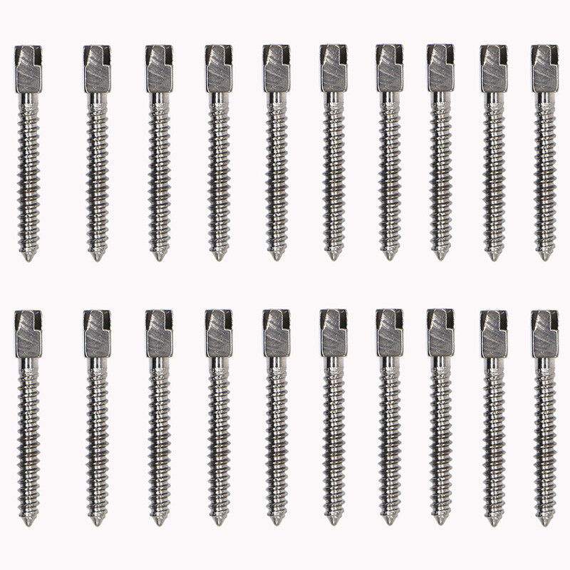 30 Pcs Dental All Size Pure Titanium Assorted Conical Screw Posts Root Canal Pin