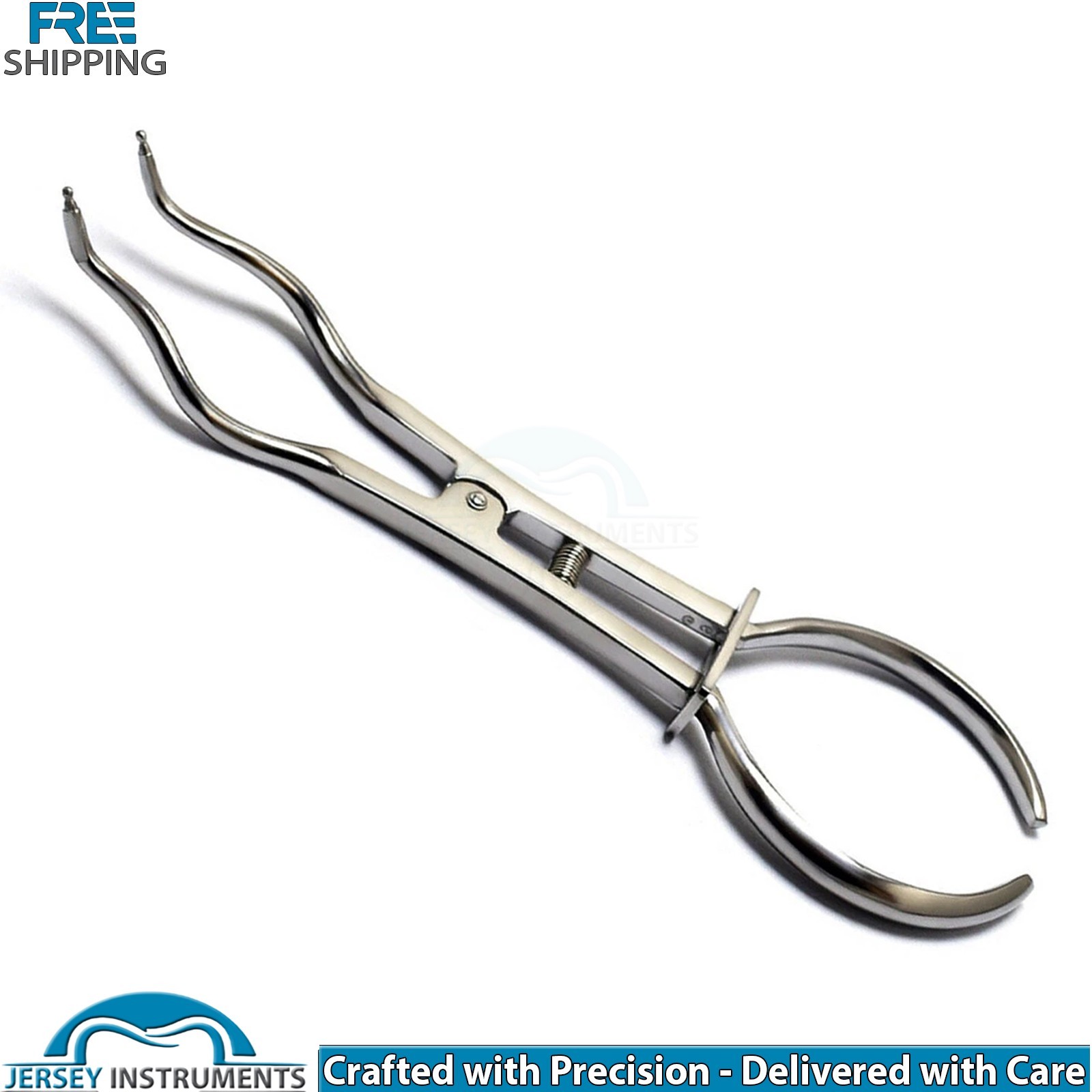 Dental Brewer Forcep Rubber Dam Clamp Forceps 17cm Endodontic Instrument Tool CE